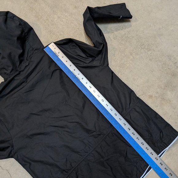 VTG Nike Track Jacket Clima Fit Black Full Zip Women's S - Picture 9 of 9